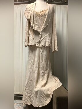 Ghost London Maxi Skirt Top Jacket 3 pc Set